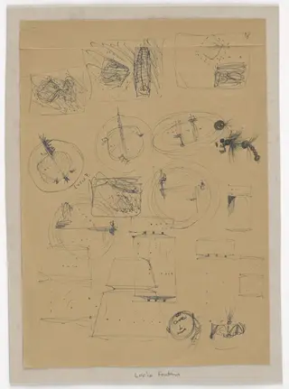 Untitled, by Lucio Fontana