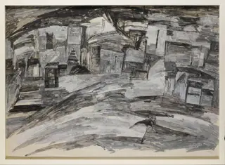 Untitled, by Ram Kumar