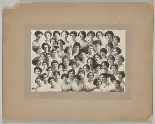 Untitled (composite photo of headshots of a group of women)
