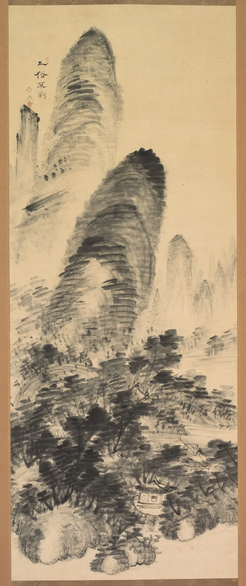 Forbidden to the Vulgar, by Uragami Gyokudō, unspecified, 1796