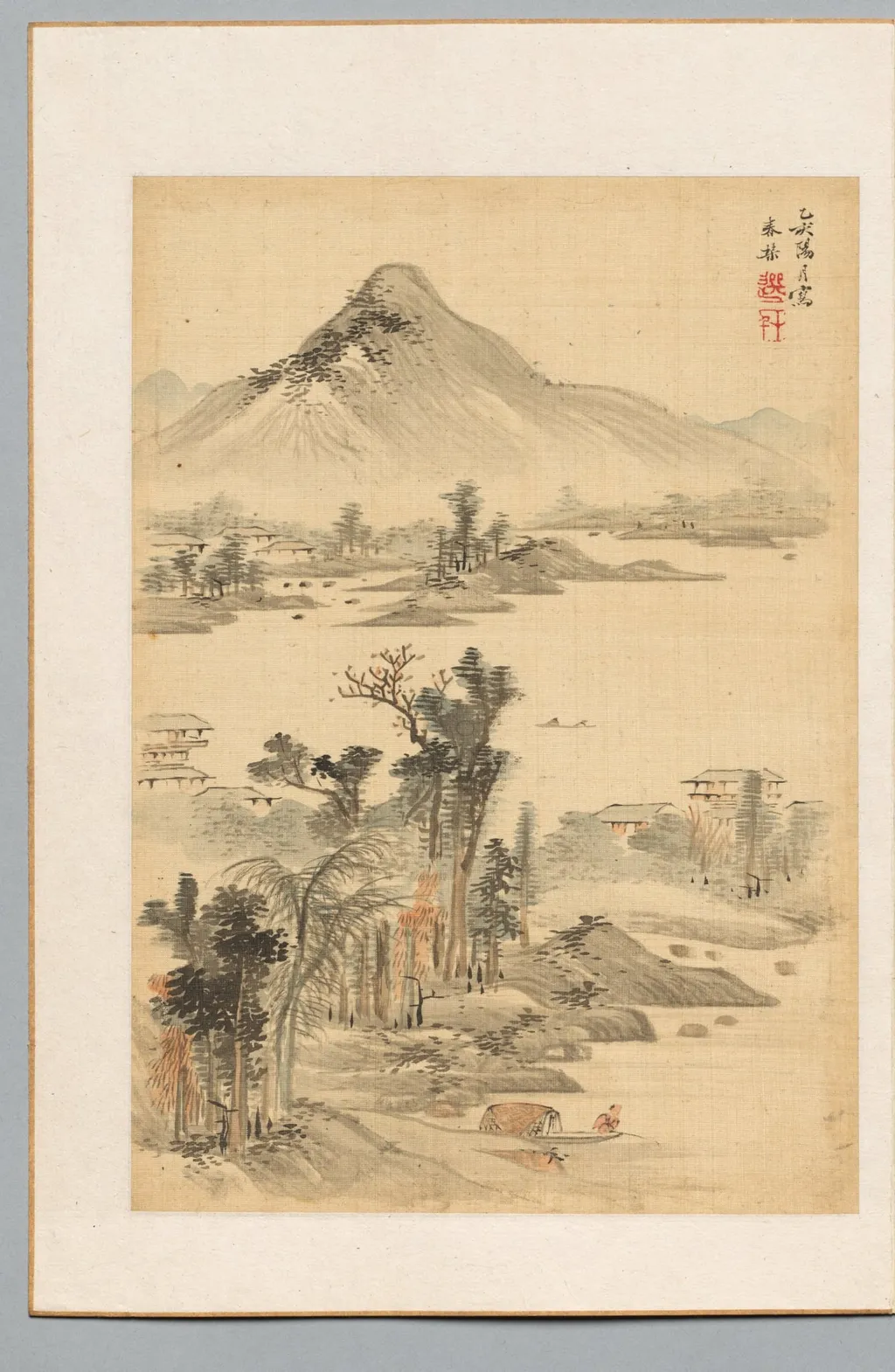 Landscape, by Uragami Shunkin, 1815