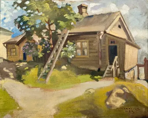 Pihanäkymä, Punavuorenkatu 23, by Urpo Manelius