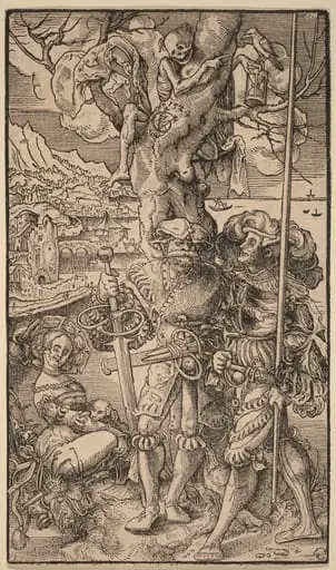 Two Mercenaries and a Woman, by Urs Graf I