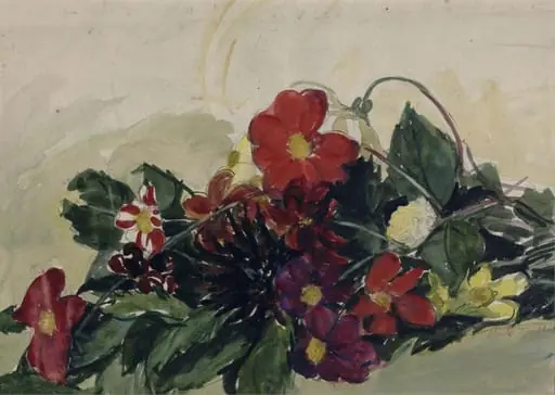 Single Dahlias, by Ursula Tyrwhitt
