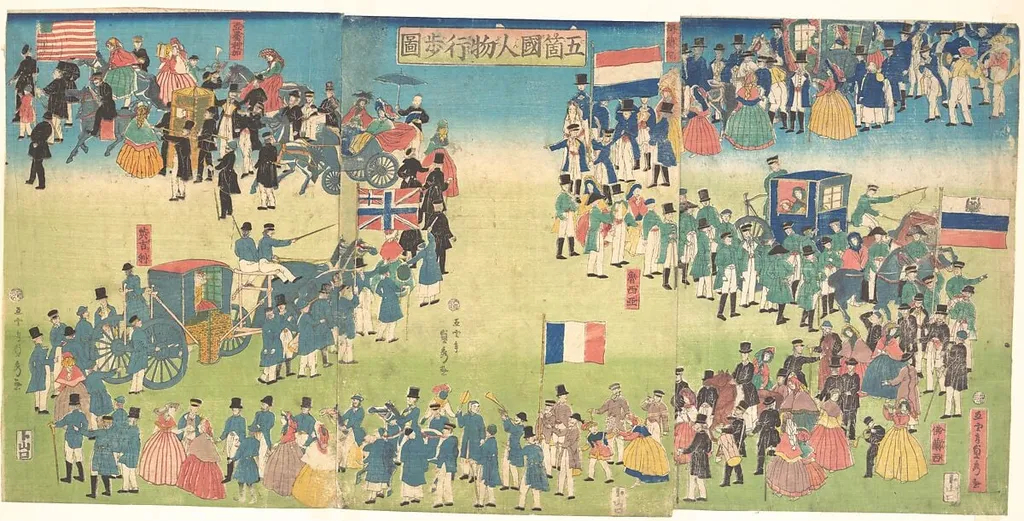 Untitled, by Utagawa (Gountei) Sadahide, ink, 1861