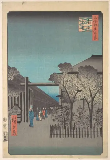 名所江戸百景 廓中東雲|Kakuchu Shinonome, by Utagawa Hiroshige