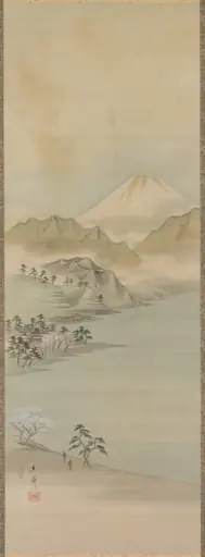 Lake Suwa, by Utagawa Hiroshige, 1845