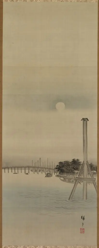Night Scene on the Sumida River, by Utagawa Hiroshige, 1849