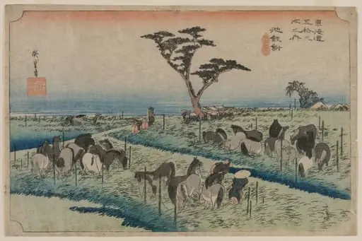 The Fifty-Three Stations of the Tokaido: Chiryu, by Utagawa Hiroshige