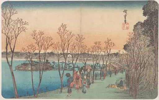 江戸名所 上野不忍の池|Ueno, Shinobazu no Ike, by Utagawa Hiroshige