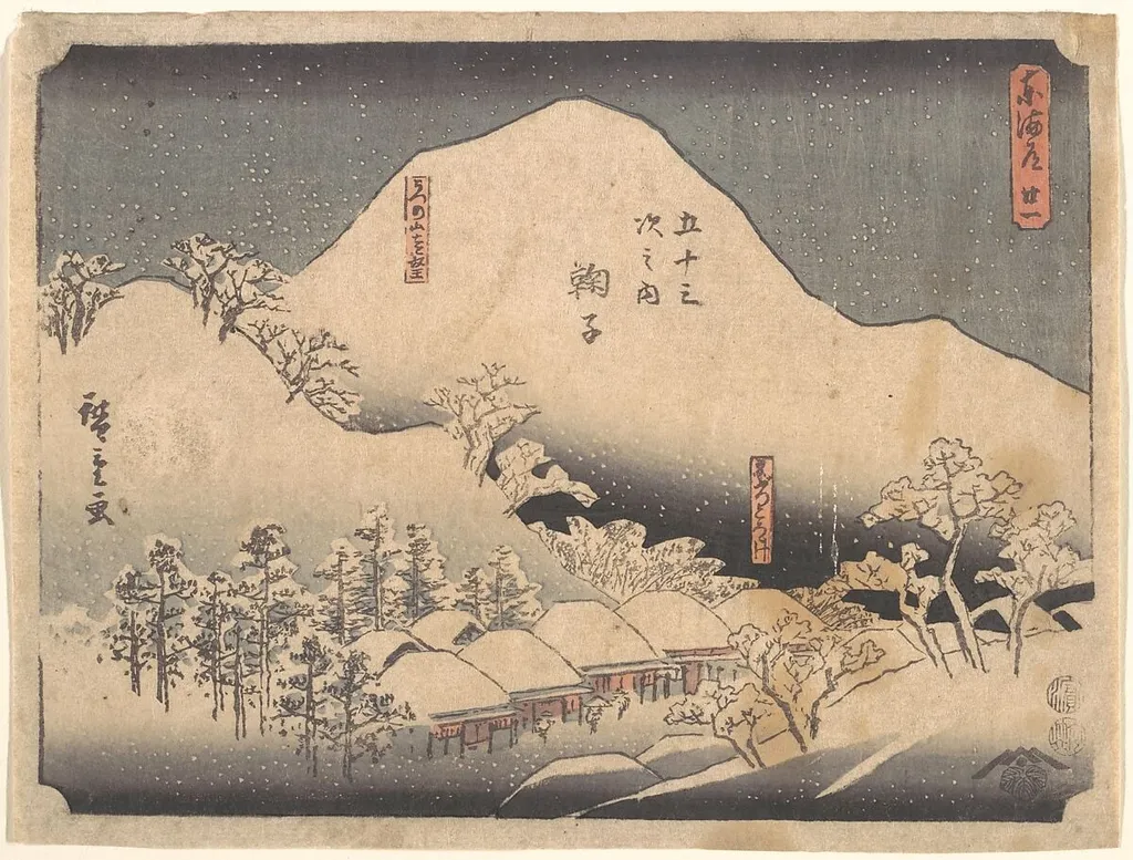 Untitled, by Utagawa Hiroshige, ink, 1850