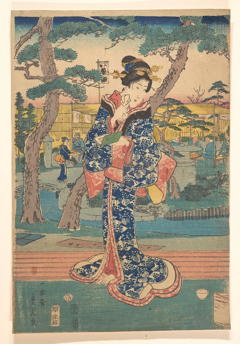 Untitled, by Utagawa Hiroshige II, ink, 1850