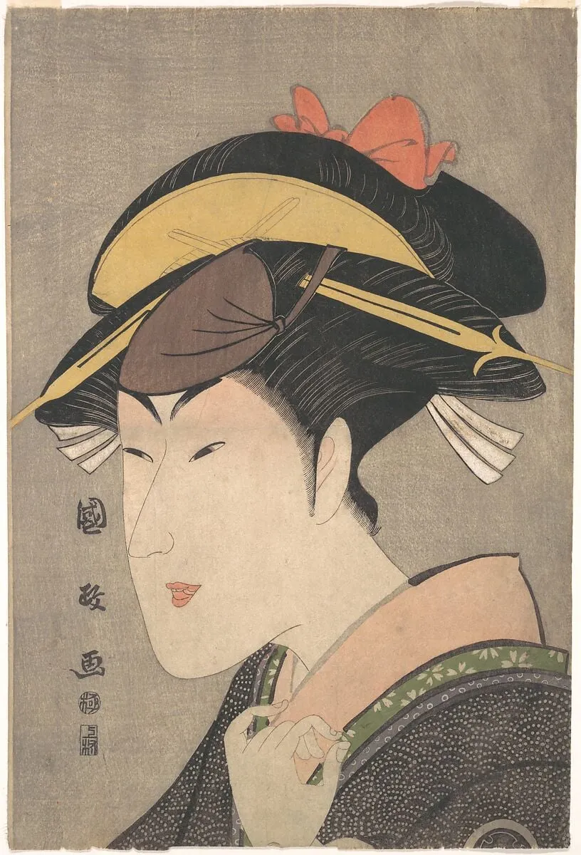 Untitled, by Utagawa Kunimasa, ink, 1794