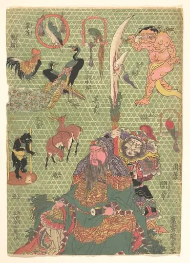 歌川国貞画　「籠細工 浪花細工人 一田庄七郎」|Basketry Work: By the Craftsman Ichida Shōshichirō of Naniwa (Kagozaiku Naniwa saikunin Ichida Shōshichirō)