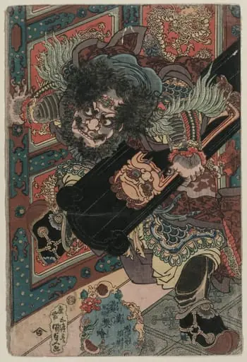 The Military Tales of Han and Chu: Fan Kuai of the Han, by Utagawa Kunisada