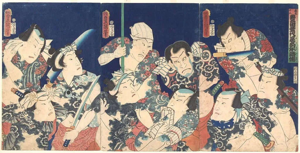 Untitled, by Utagawa Kunisada, ink, 1863