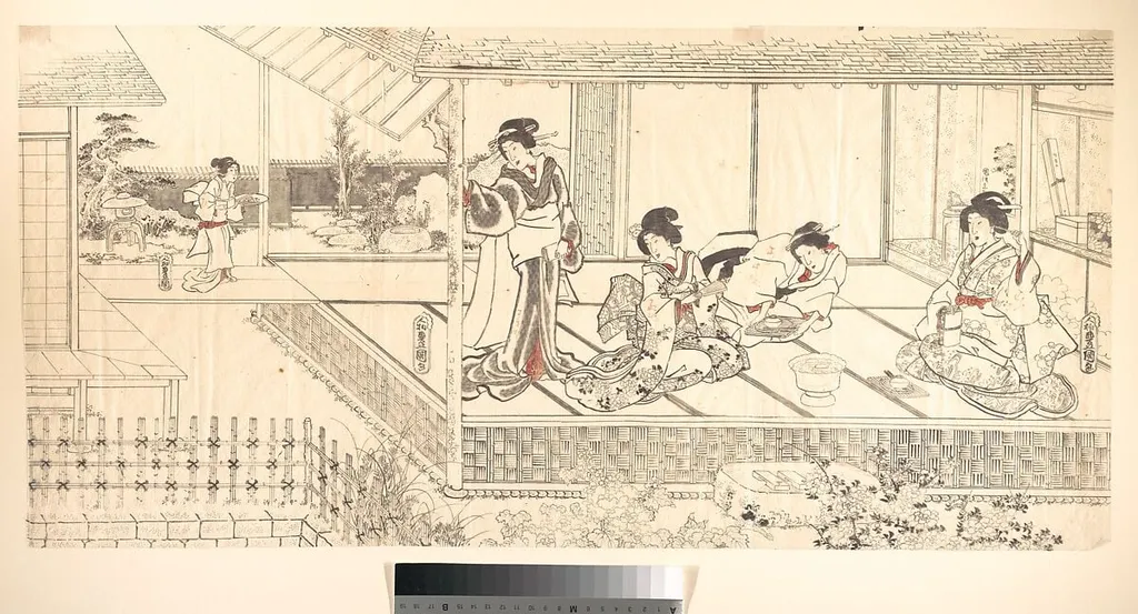 Untitled, by Utagawa Kunisada, ink, 1844