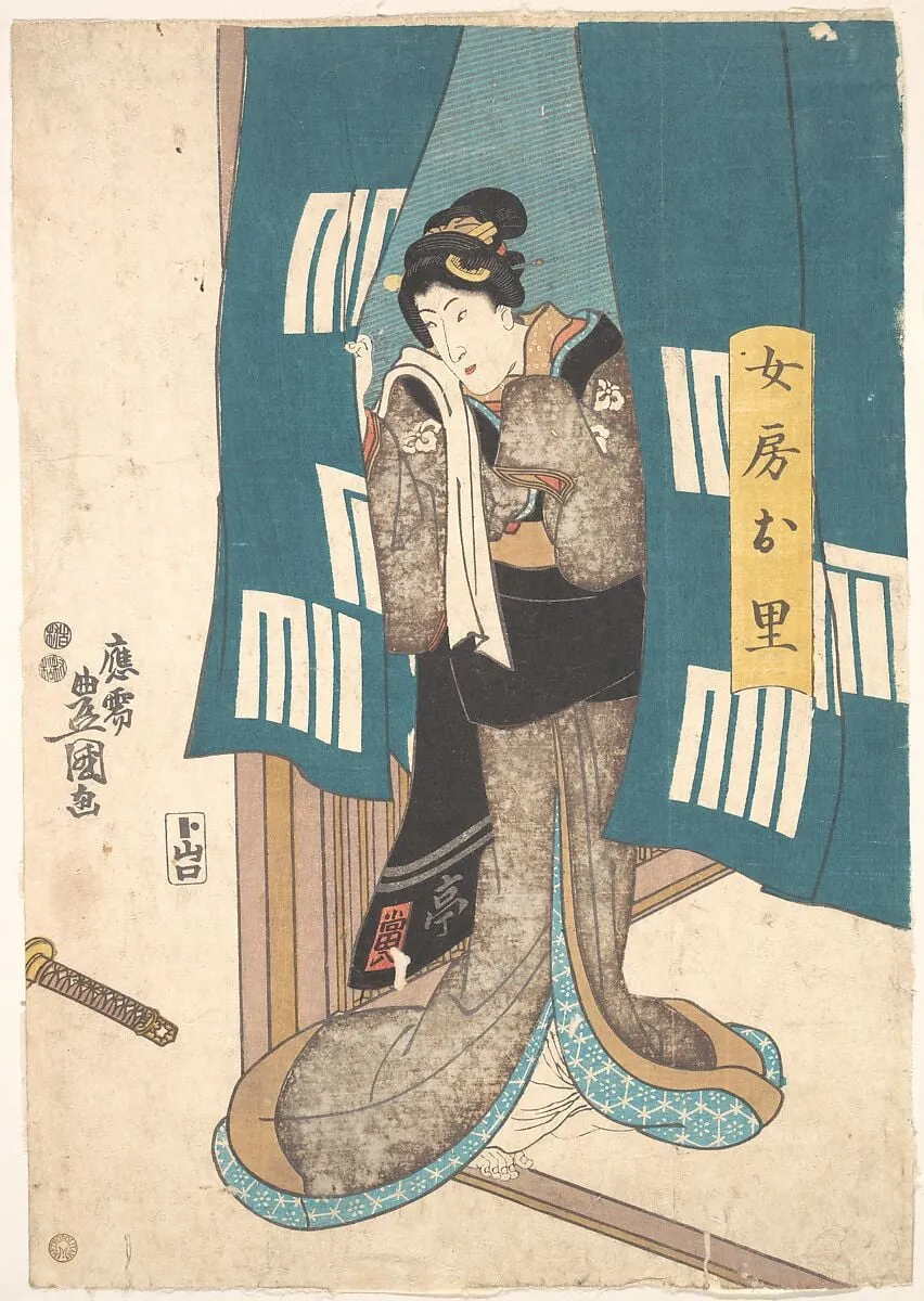 Untitled, by Utagawa Kunisada, ink, 1850