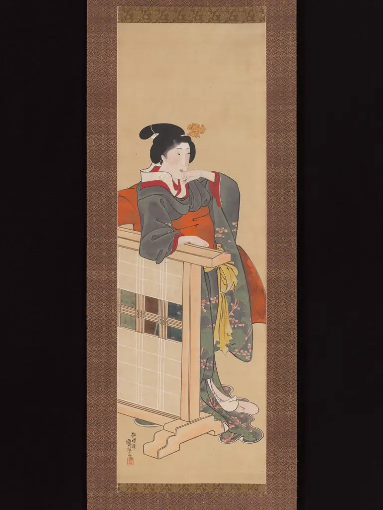 Lady-in-Waiting at Edo Castle, by Utagawa Kuniyoshi
