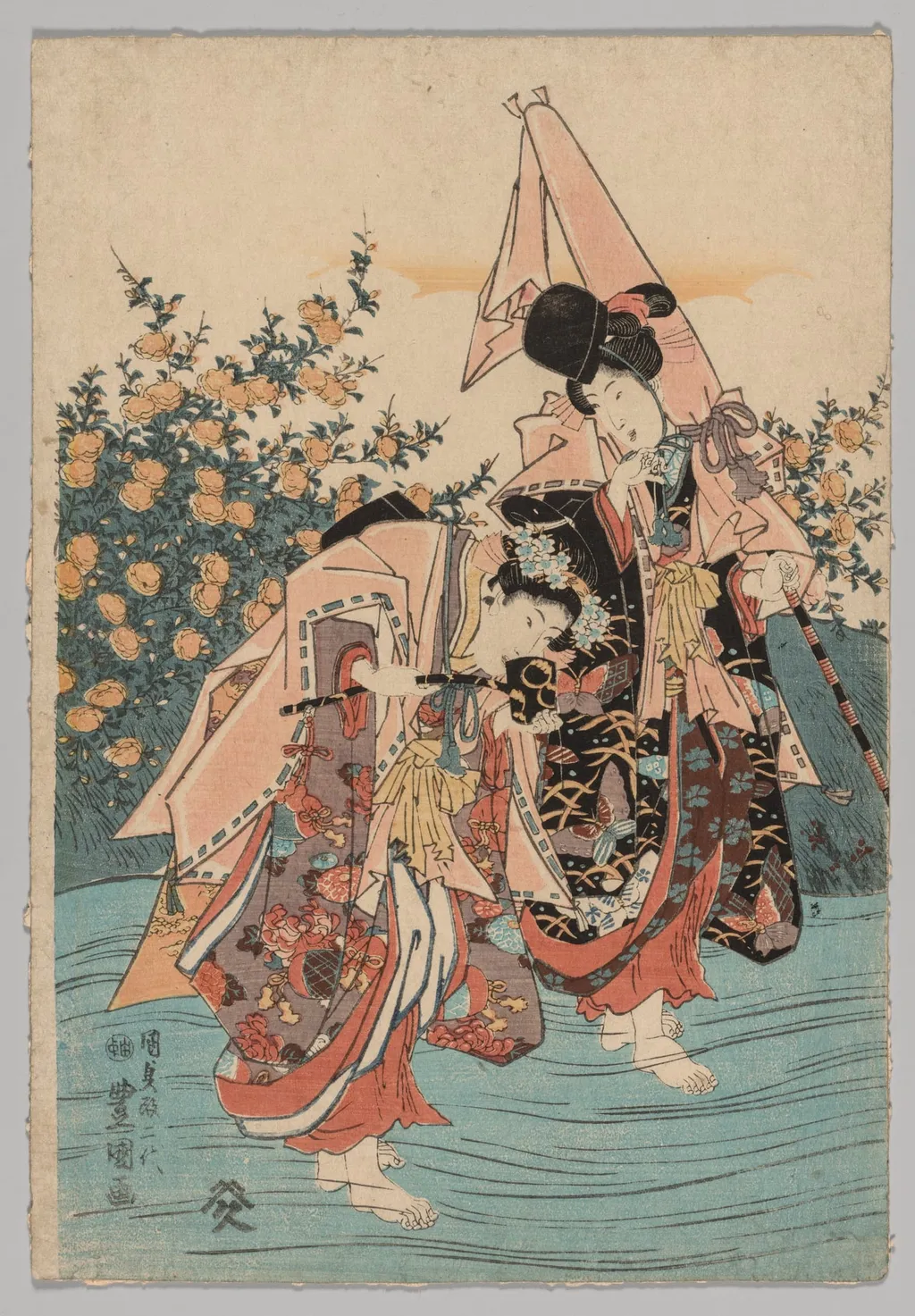 Actors, by Utagawa Toyokuni I, 1797
