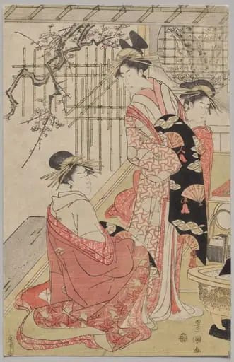Courtesans of the Ōgiya on a Spring Outing, by Utagawa Toyokuni I