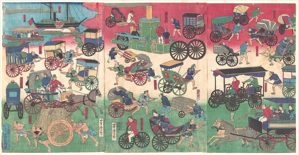 Untitled, by Utagawa Yoshitora, ink, 1870