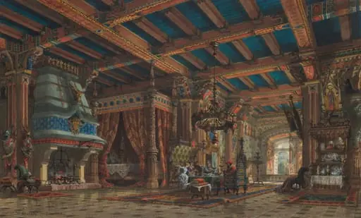 Château Interior, by V. Germain