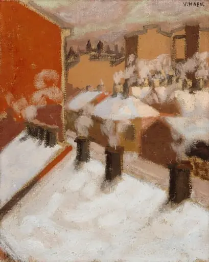 Kattomaisema, by Väinö Hämäläinen