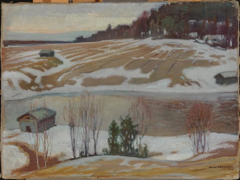 Viimeinen lumi, by Väinö Hämäläinen, unspecified