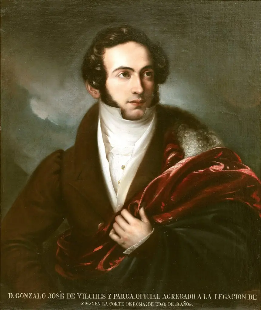 Gonzalo de Vilches luego I conde de Vilches, by Valentin Carderera y Solano