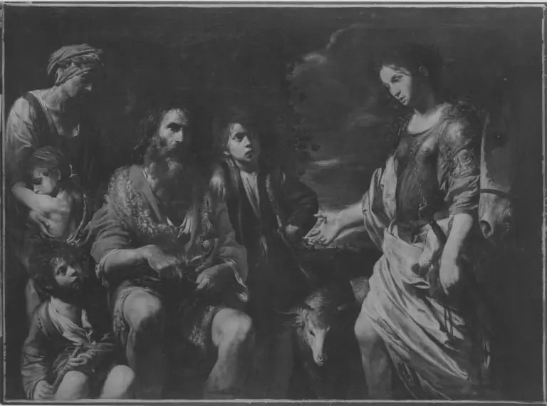 Erminia bei den Hirten, by Valentin de Boulogne