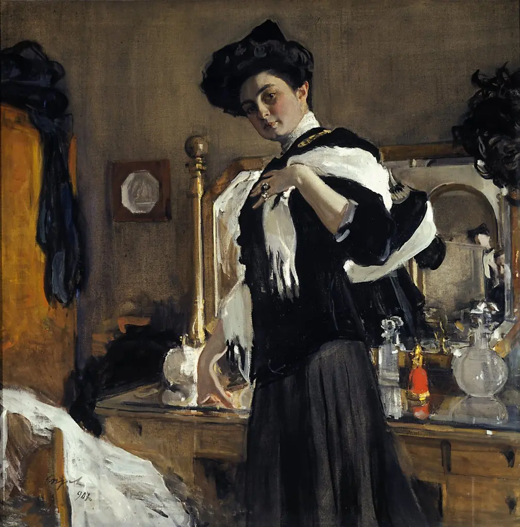 Portrait of Henriette Girshman, by Valentin Serov