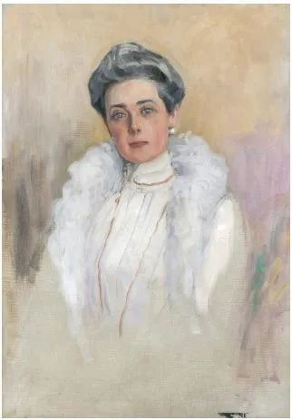Portrait of Princess Zinaida Nikolayevna Yusupova, by Valentin Serov, oil, 1898