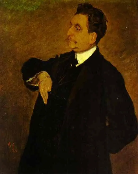 Vladimir Girshman, by Valentin Serov