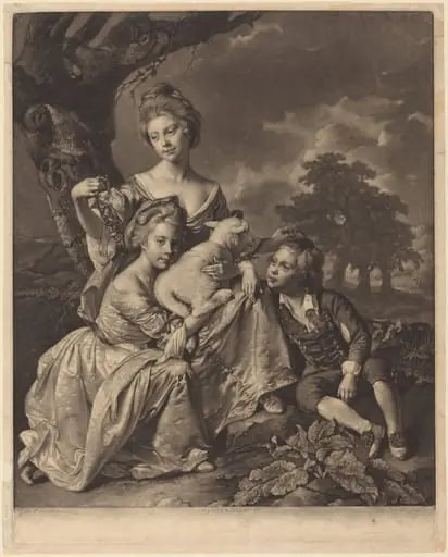 The Wright Family (The Bradshaw Children), by Valentine Green
