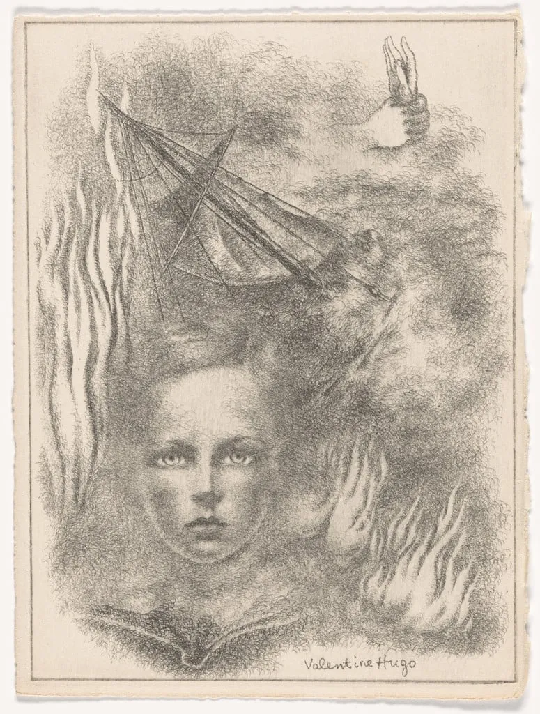 Untitled, by Valentine Gross, ink, 1939
