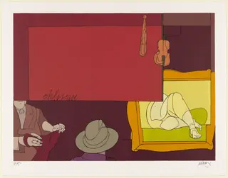 Untitled, by Valerio Adami, 1982