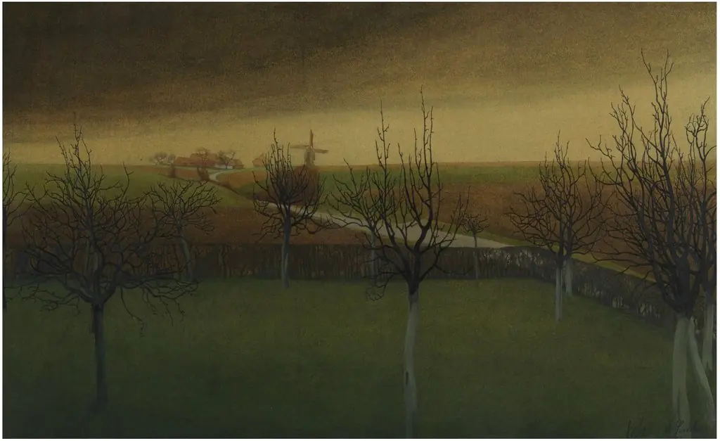 Before spring, by Valerius de Saedeleer