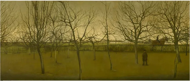 Orchard in winter — First Latem School