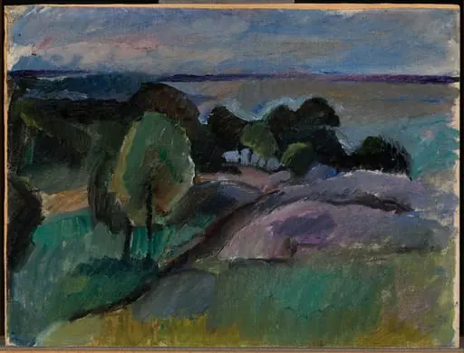 Maisema Korkeasaaresta, by Valle Rosenberg