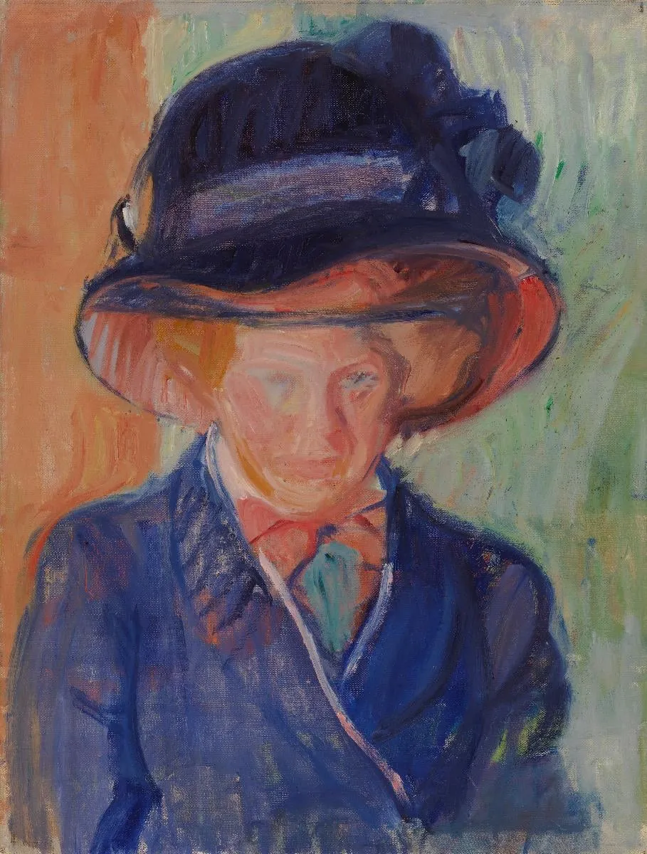 Nainen sinisessä (Helga Nordström), by Valle Rosenberg, unspecified