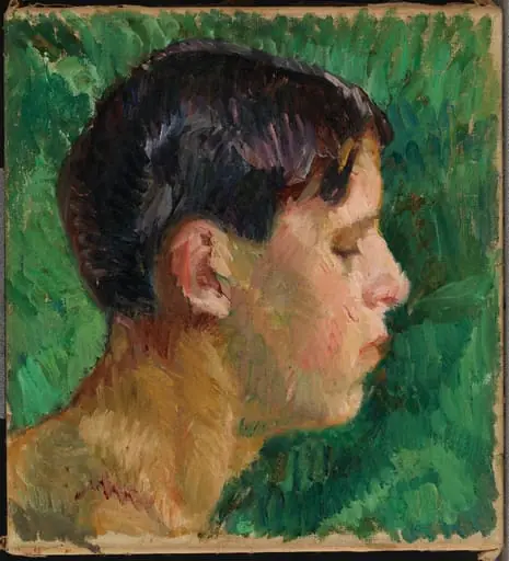 Nuoren miehen muotokuva, by Valle Rosenberg