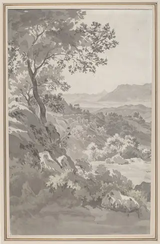 Valley in the Italian Campagna