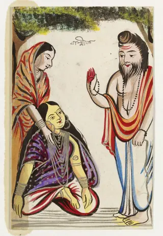 Valmiki and Sita