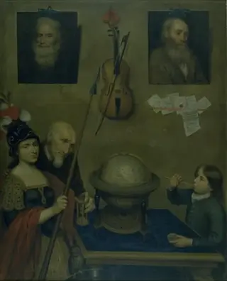 Vanitas med Minerva