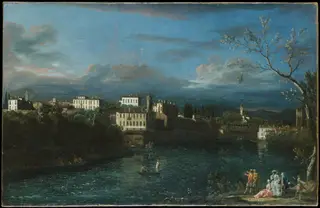 Vaprio d'Adda, by Bernardo Bellotto