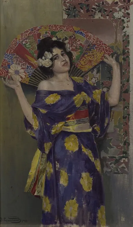 Geisha. Japanese woman, by Vardges Sureniants