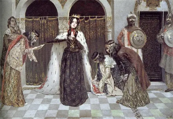 Return of Queen Zabel of Armenia, by Vardges Sureniants