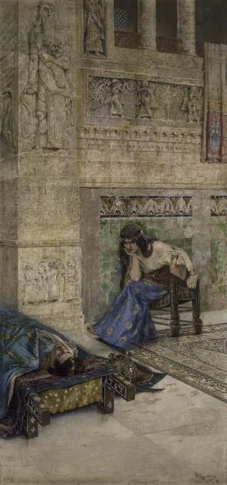 Semiramis at the corpse of Ara the Beautiful, by Vardges Sureniants