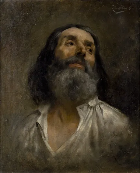 The old man's portrait, by Vardges Sureniants, unspecified, 1892